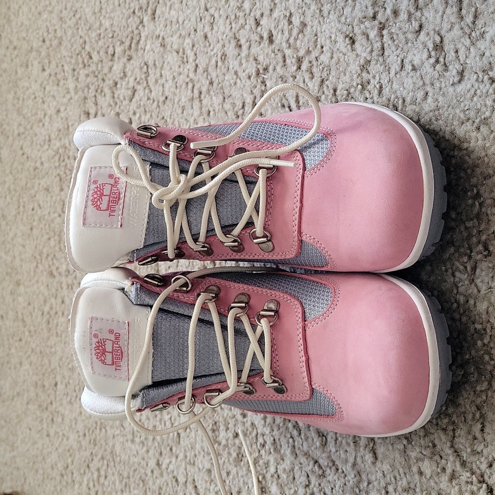 Pink Timberland Boots